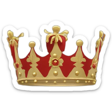 georgian flag crown sticker