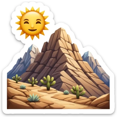 mountains in Texas sticker