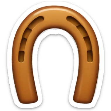 horseshoe magnet sticker