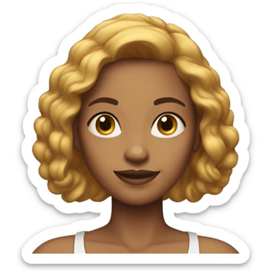 the woman has become younger sticker