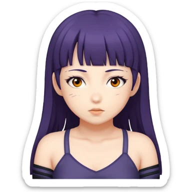 hinata in sultry pose sfw sticker