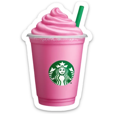 starbucks pink drink sticker