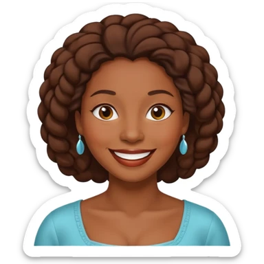 persona afroamericana casada  sticker