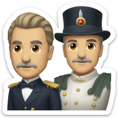 Atatürk and league of legenda corki sticker