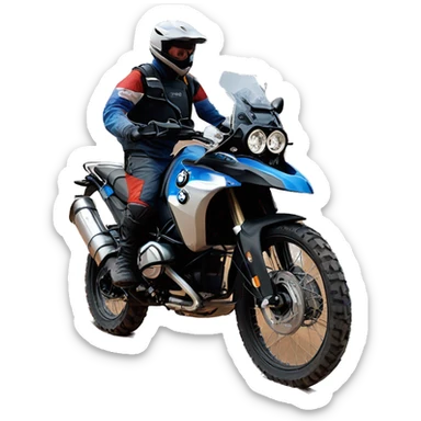BMW GS f850 off road sticker