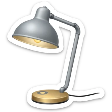 lamp in OS-style UI style sticker