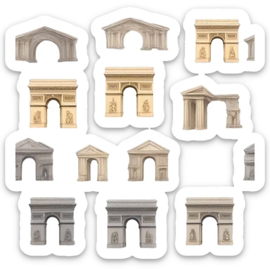 arc de triomphe sticker