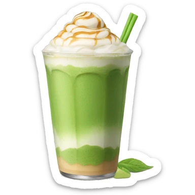 Ice latte matcha  sticker