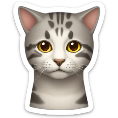 Cabeza de Gato romano sticker