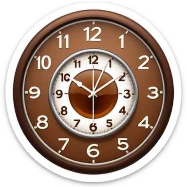 clock that tea sticker