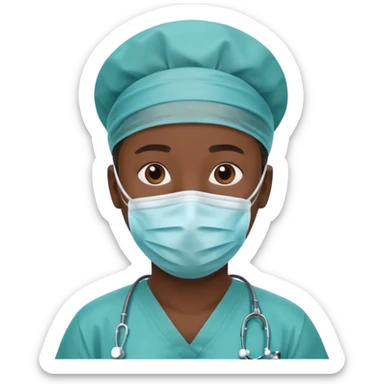 black surgeon sticker