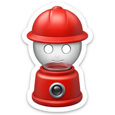 linterna de explorador detalles en rojo sticker