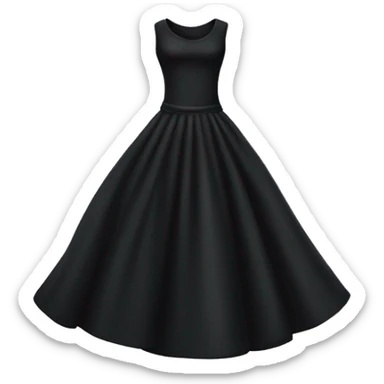 Black dress  sticker