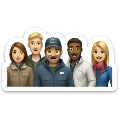 Mountains with avl experts sticker