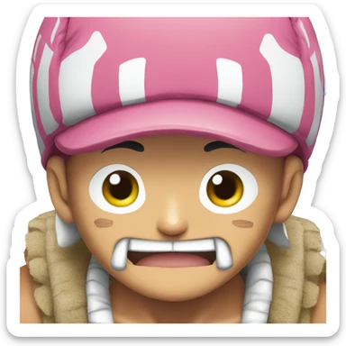 Tony Tony Chopper one piece anime sticker