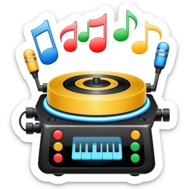 Carreta de som sticker