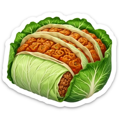 Cabbage roll sticker