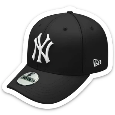 Cappellino New Era New York nero sticker