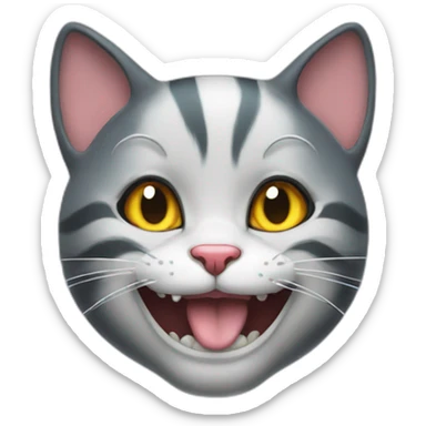 grin cat Alice wonderland sticker