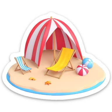 beach sticker