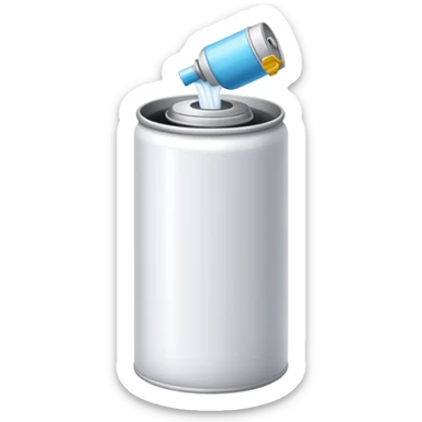 aerosol for toilet  sticker