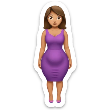 woman with a very large bum sticker