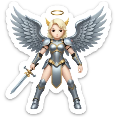 Warrior Angels and aces sticker