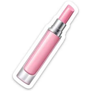 light pink lip gloss tube  sticker
