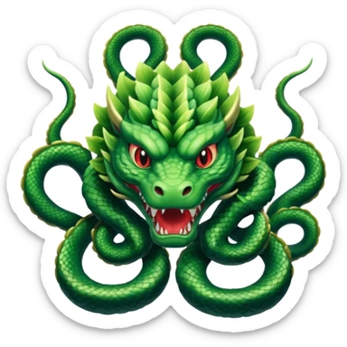YAMATA NO OROCHI multicabeza sticker