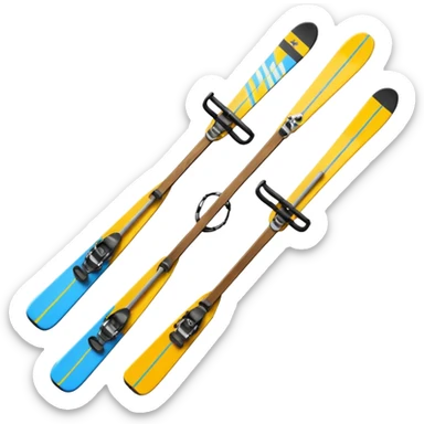 ski equipment  sticker