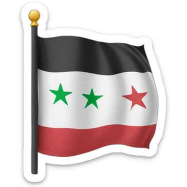  flag of Syria sticker