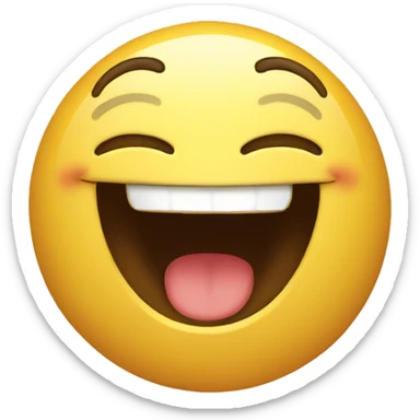 Laugh sticker