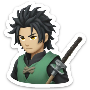 Muichiro tokito demon slayer sticker