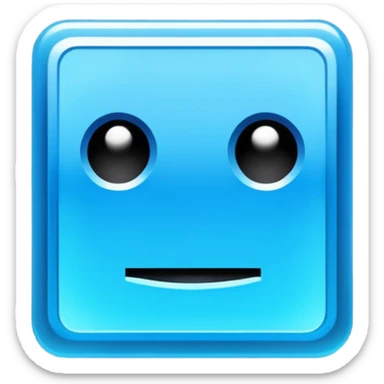 geometery dash square sticker