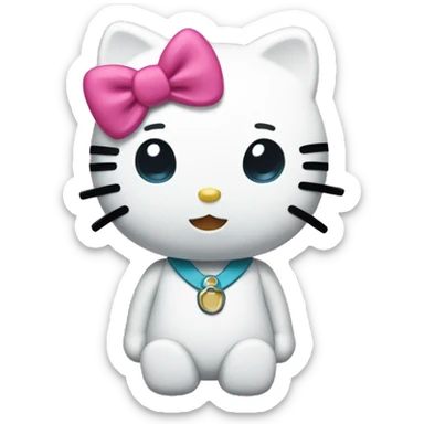 Smart hello kitty sticker