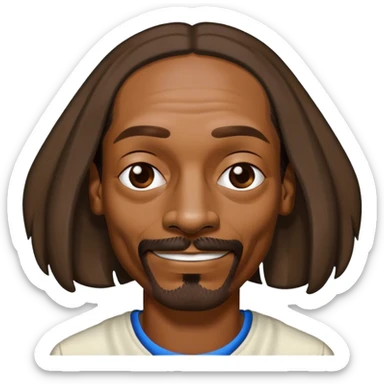 Snoop dog smirking  sticker