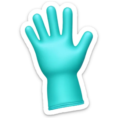 Nitrile gloves  sticker