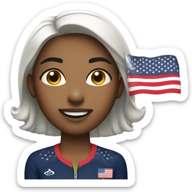 USA Olympic woman  sticker