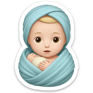 Neonato appena nato sticker