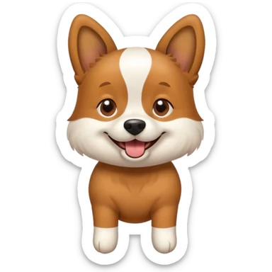 Dog with bootie shorts sticker
