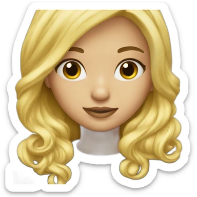 blonde-designer-girl sticker