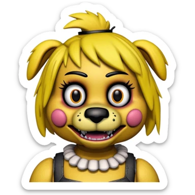 Chica five nights at Freddy’s sticker