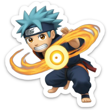 Naruto rasengan sticker