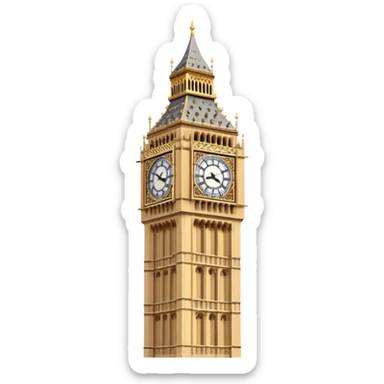 A Big Ben tower 



 sticker