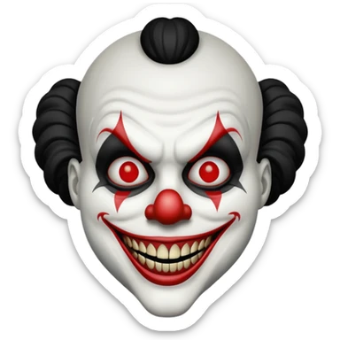 Art the clown Terrifier movie sticker