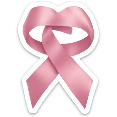 ribbon soft pink sticker