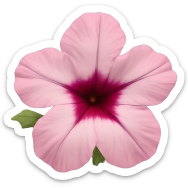 red petunia hybrid sticker