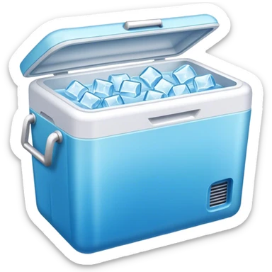 Ice cooler sticker