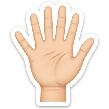 hello waving hand for SMS text sticker