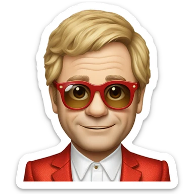 Elton John sticker